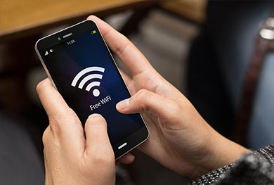 Wi-Fi free connection service