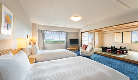 Classic Junior Suite, Japanese-Western style, 2 single beds and 4 futon beds