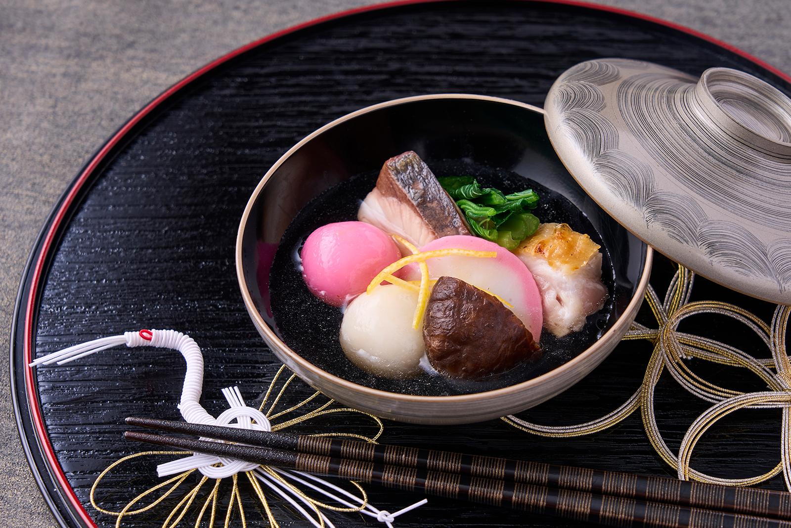 Agodashi Hakata steamed zoni