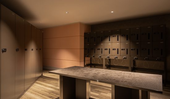 Locker room